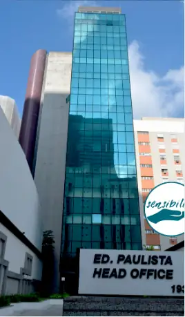Edifício Paulista Head Office, sede da Sensibiliza em São Paulo